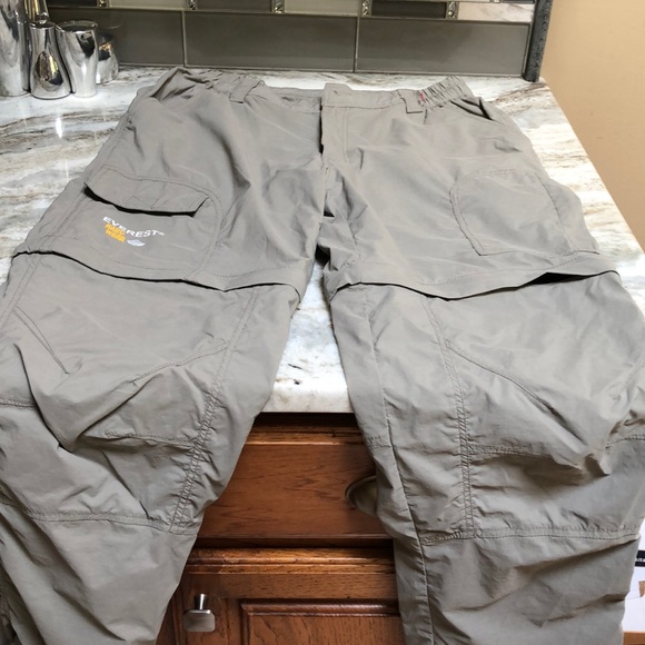 Mountain Hardwear Pants Jumpsuits Mountain Hardwear Everest Hiking Pants M Khaki Poshmark